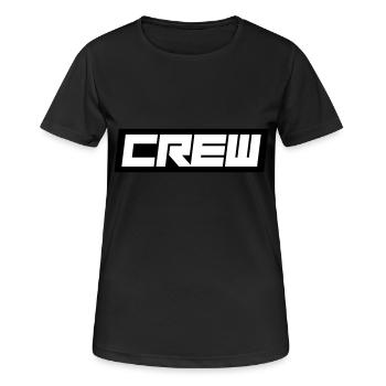 Crew - Women's Breathable T-Shirt - black - Front - AI Model Female 172 light (172cm)