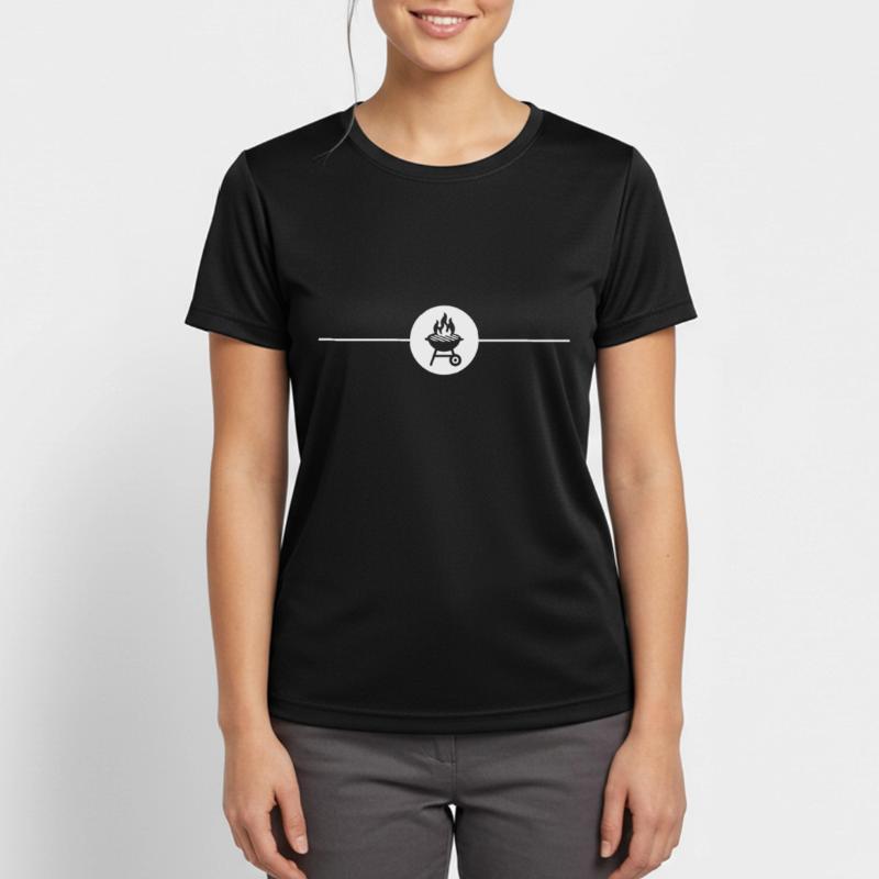 Grill Symbol Grilling Women's Breathable T-Shirt