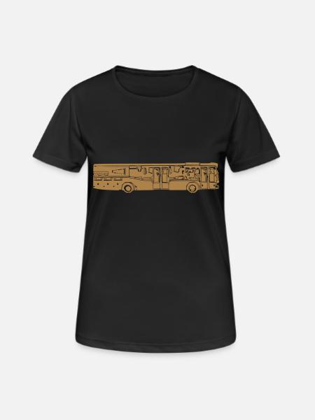 MAZ 104 - T-shirt respirant Femme - noir