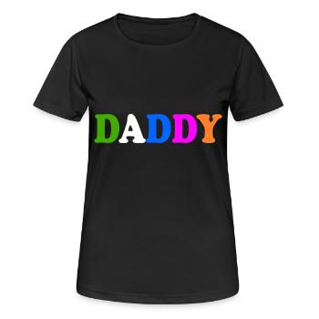 Daddy - T-shirt respirant Femme - noir - Devant - AI Model Female 172 light (172cm)