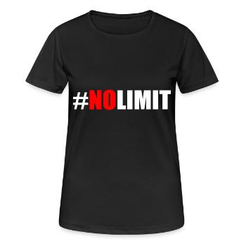No limit - Women's Breathable T-Shirt - black - Front - AI Model Female 172 light (172cm)