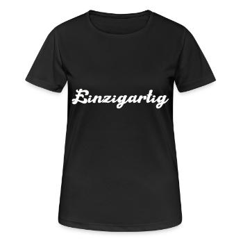 unique - Women's Breathable T-Shirt - black - Front - AI Model Female 172 light (172cm)