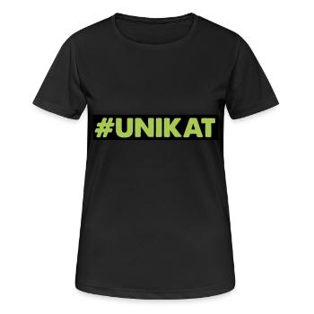 Unique en son genre - T-shirt respirant Femme - noir - Devant - AI Model Female 172 light (172cm)