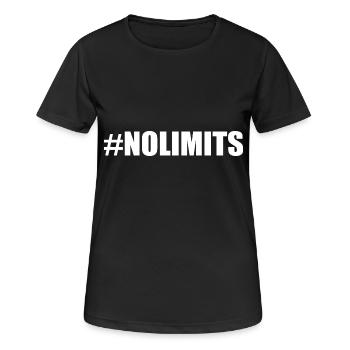 No limits - Women's Breathable T-Shirt - black - Front - AI Model Female 172 light (172cm)