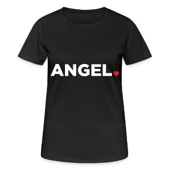 Angel - Women's Breathable T-Shirt - black - Front - AI Model Female 172 light (172cm)