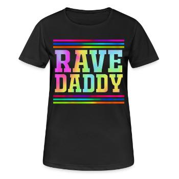 Rave Raver Techno music Techno bass Mixer - Women's Breathable T-Shirt - black - Front - AI Model Female 172 light (172cm)