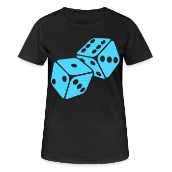 cube - T-shirt respirant Femme - noir - Devant - AI Model Female 172 light (172cm)