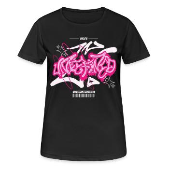 Streetwear Urban Graffiti - Women's Breathable T-Shirt - black - Front - AI Model Female 172 light (172cm)