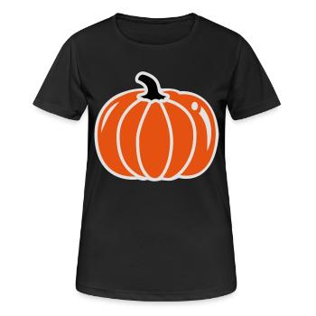 Pumpkin - Women's Breathable T-Shirt - black - Front - AI Model Female 172 light (172cm)