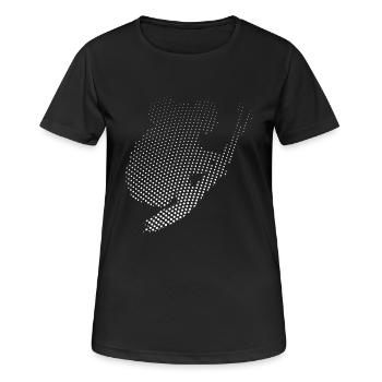 Koala - T-shirt respirant Femme - noir - Devant - AI Model Female 172 light (172cm)