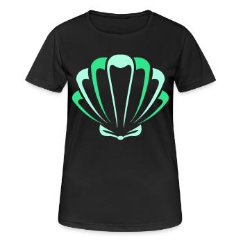 shell - Women's Breathable T-Shirt - black - Front - AI Model Female 172 light (172cm)