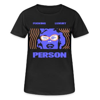 de personne de luxe - T-shirt respirant Femme - noir - Devant - AI Model Female 172 light (172cm)
