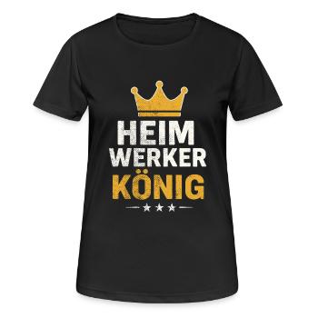 Home Improvement King - Women's Breathable T-Shirt - black - Front - AI Model Female 172 light (172cm)