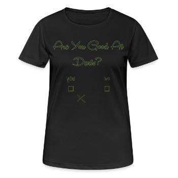 Dart Dartboard Dartpfeil - Frauen T-Shirt atmungsaktiv - Schwarz - Vorne - AI Model Female 172 light (172cm)