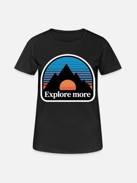 CASQUETTE - T-shirt respirant Femme - noir
