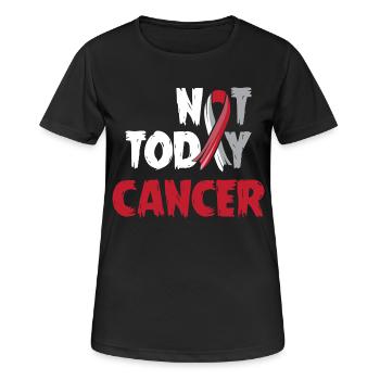 Laryngeal Cancer Cancer Survivor Cancer Stinks - Women's Breathable T-Shirt - black - Front - AI Model Female 172 light (172cm)