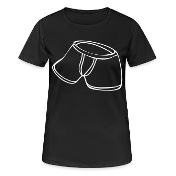 boxer shorts - Women's Breathable T-Shirt - black - Front - AI Model Female 172 light (172cm)