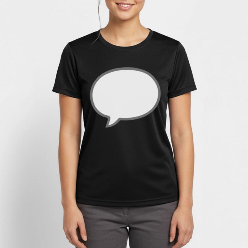 Comic design speech bubble Women's Breathable T-Shirt