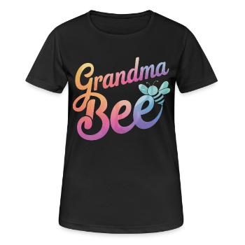 abeille abeille apicultrice abeille abeille - T-shirt respirant Femme - noir - Devant - AI Model Female 172 light (172cm)