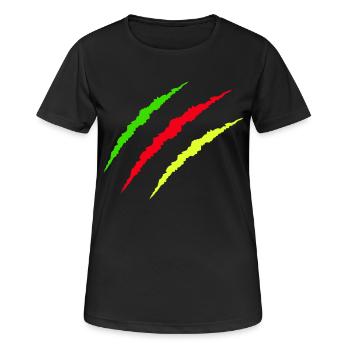 Griffes Kurdistan - T-shirt respirant Femme - noir - Devant - AI Model Female 172 light (172cm)