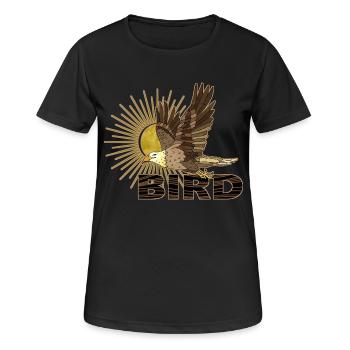 Bird - Women's Breathable T-Shirt - black - Front - AI Model Female 172 light (172cm)