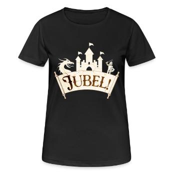 Santé - Le dragon est vaincu ! - T-shirt respirant Femme - noir - Devant - AI Model Female 172 light (172cm)