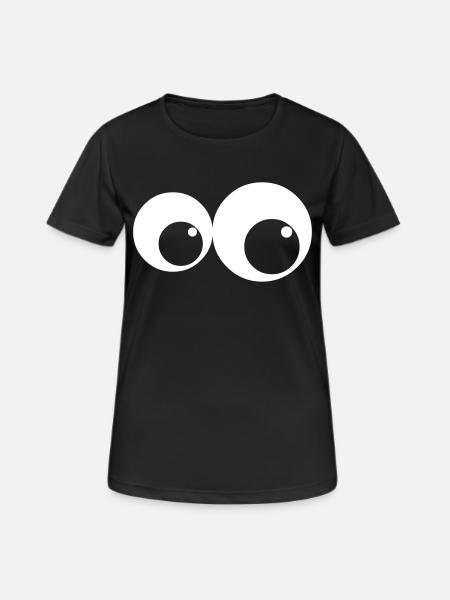 Eyes - Women's Breathable T-Shirt - black