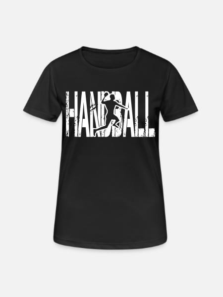 Handball - Women's Breathable T-Shirt - black