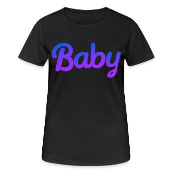 BÉBÉ COOL - T-shirt respirant Femme - noir - Devant - AI Model Female 172 light (172cm)