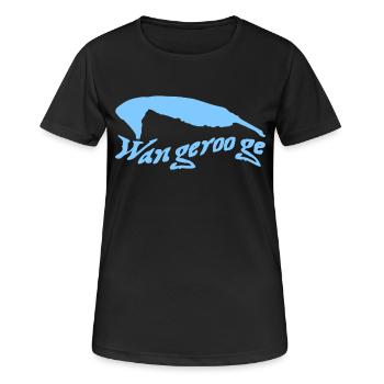 Wangerooge Tattoo - T-shirt respirant Femme - noir - Devant - AI Model Female 172 light (172cm)