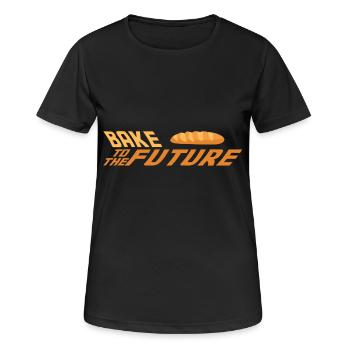 Boulanger - T-shirt respirant Femme - noir - Devant - AI Model Female 172 light (172cm)