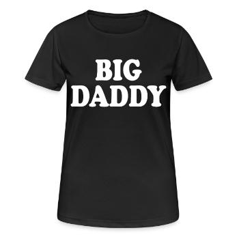 Big daddy - Frauen T-Shirt atmungsaktiv - Schwarz - Vorne - AI Model Female 172 light (172cm)
