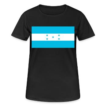 Honduras - Frauen T-Shirt atmungsaktiv - Schwarz - Vorne - AI Model Female 172 light (172cm)