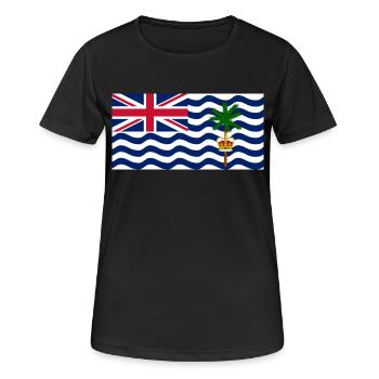 British Indian Ocean Territory - Women's Breathable T-Shirt - black - Front - AI Model Female 172 light (172cm)