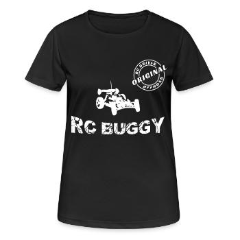 RC buggy father son daughter gift original - Women's Breathable T-Shirt - black - Front - AI Model Female 172 light (172cm)
