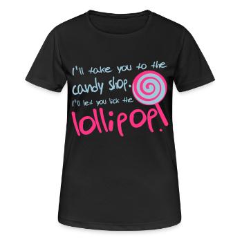 Lollipop - Women's Breathable T-Shirt - black - Front - AI Model Female 172 light (172cm)