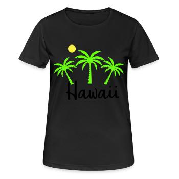 Hawaii - Women's Breathable T-Shirt - black - Front - AI Model Female 172 light (172cm)