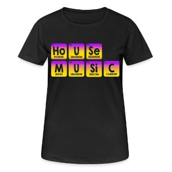 Rave Raver Techno music Techno bass Mixer - Women's Breathable T-Shirt - black - Front - AI Model Female 172 light (172cm)