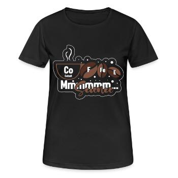 Tableau périodique - T-shirt respirant Femme - noir - Devant - AI Model Female 172 light (172cm)