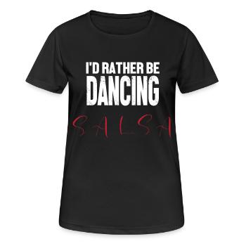 Salsa Dancer Dancer - Women's Breathable T-Shirt - black - Front - AI Model Female 172 light (172cm)