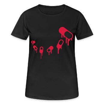 Medicine Pills - Women's Breathable T-Shirt - black - Front - AI Model Female 172 light (172cm)
