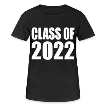Class of 2022 - Women's Breathable T-Shirt - black - Front - AI Model Female 172 light (172cm)