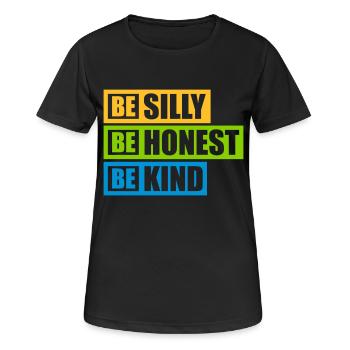 Silly Honest Child - Women's Breathable T-Shirt - black - Front - AI Model Female 172 light (172cm)