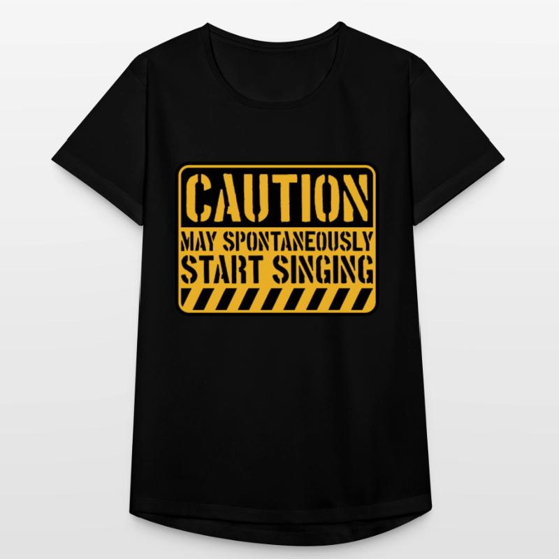 may spontaneously start singing Women's Breathable T-Shirt