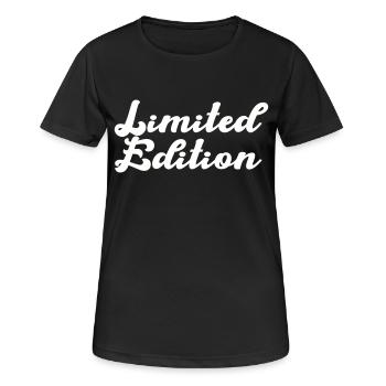 Édition limitée - T-shirt respirant Femme - noir - Devant - AI Model Female 172 light (172cm)