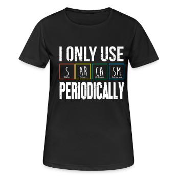 Periodic table - Women's Breathable T-Shirt - black - Front - AI Model Female 172 light (172cm)
