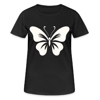 Bold Butterfly - Women's Breathable T-Shirt - black - Front - AI Model Female 172 light (172cm)