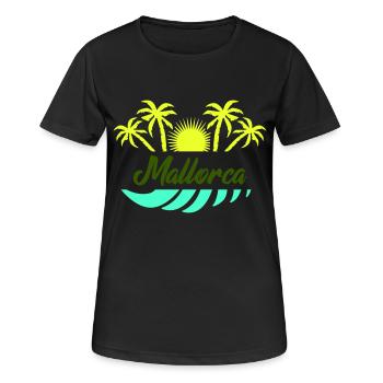 Majorca - Women's Breathable T-Shirt - black - Front - AI Model Female 172 light (172cm)