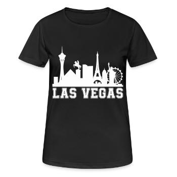 Horizon de Vegas - T-shirt respirant Femme - noir - Devant - AI Model Female 172 light (172cm)