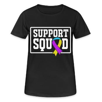 Bladder Cancer Cancer Bladder - Women's Breathable T-Shirt - black - Front - AI Model Female 172 light (172cm)